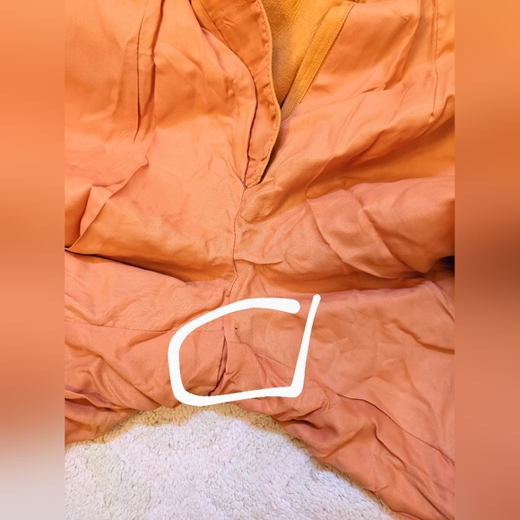 Anne Klein II Suede Leather Shorts 8  1980's Vintage Trouser Cut Hi Waist Lined - Picture 8 of 8